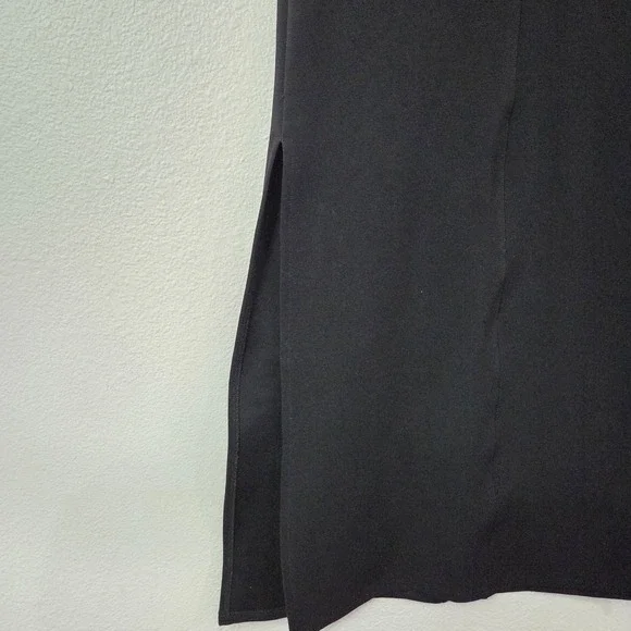 Y2k Goth Whimsigoth high side split black maxi skirt size Small - Picture 4 of 10